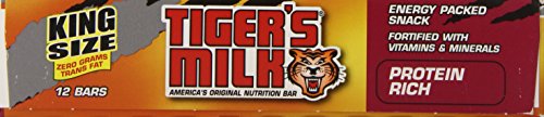 Tiger's Milk Protein Rich Nutrition Bar (10g Protein Bar, 0g Trans Fat), 55g, 1.94 oz (12 Pack) - Thumbnail 5