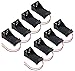 abcGoodefg 8 Pack 9V Battery Holder Plastic Battery Storage Box Case with Lead Wire