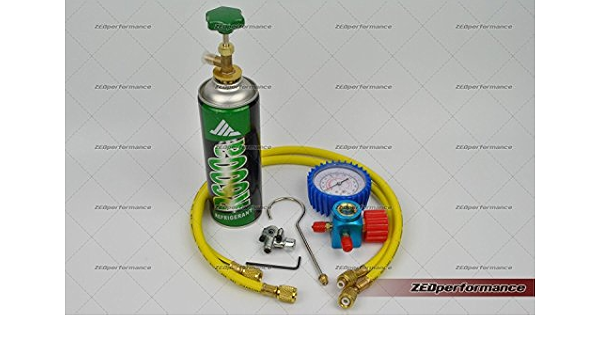 Kit de recarga de gas refrigerante R600A en recipientes para ...