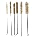 Driak 6 Pcs 8-25mm Diameter Brass Wire Tube Brush Cleaning Tool
