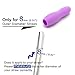 GFDesign Food Grade Silicone Straw Tips Soft Reusable Metal Stainless Steel Straw Glass Straw Nozzles Only Fit for 5/16