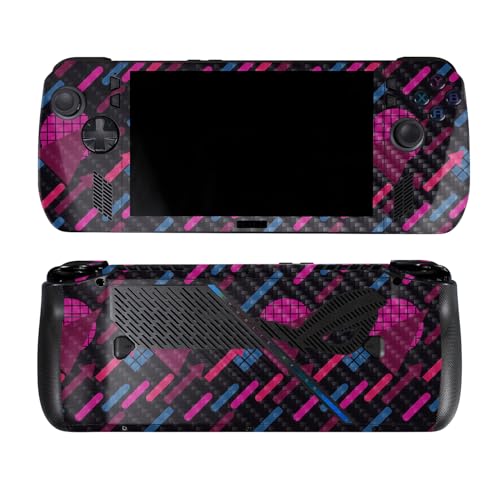 Carbon Fiber Skin Compatible with Asus ROG Ally X - Magenta Globe - Premium 3M…
