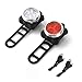 Mestart Rechargeable 3 LED Bike Light Set Bicycle Headlight and Taillight Combination