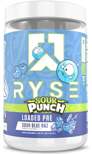 Loaded Pre Workout Sour Punch Powder (Sour Blue Raz)