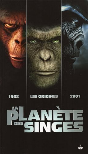 la planete des singes 1968,la planete des singes 2001,la planete des singes les origines 2011
