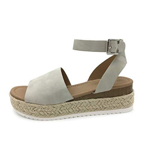 platform ankle wrap sandals