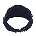 Chunky Knit Floral Headband, Multicolor Crochet Adjustable Ear Warmer