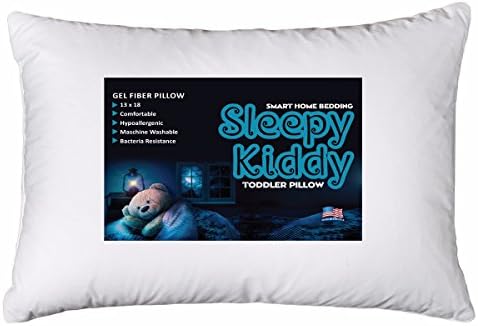 Smart Home Bedding Head Toddler Gel Pillow, White, 13 X 18 (1)