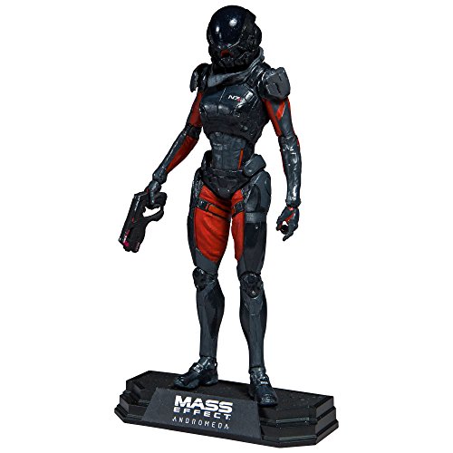 McFarlane Toys Mass Effect Andromeda Sara Ryder Collectible Action Figure (Mass Effect 1 Best Assault Rifle)