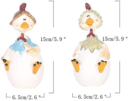Amazon Com Zamtac European Pastoral Cute Pair Of Chicken