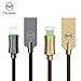 Mcdodo Smart LED Auto Disconnect Nylon Braided Sync Charge USB Data 6FT/1.8M Cable Compatible iPhone 14/13/12/11 Pro Max