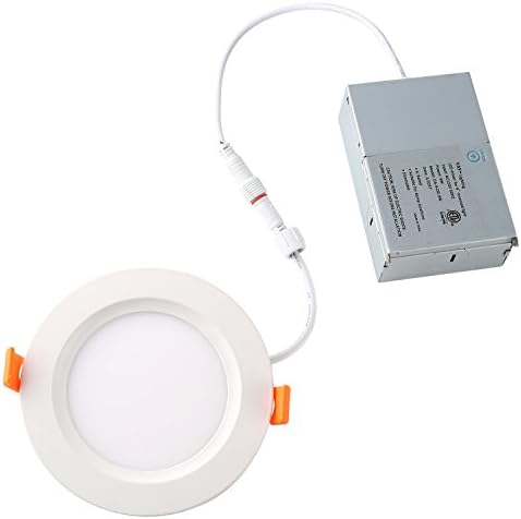 YAY slim LED panel - 4 inch - with junction box - ETL list - 810 Lumens - warm white (3000K)