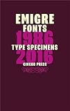 Image de Emigre Fonts: Type Specimens 1986-2016