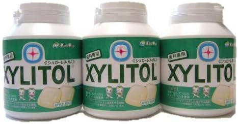 歯科医院専用 オーラルケア 歯科用キシリトールガム アップルミント味 153g（約90粒）3個セット