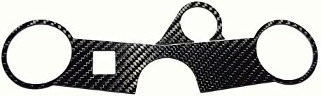 SKUR Suzuki GSXR750 GSXR 750 04-05 REAL GENUINE Carbon Fiber Triple Tree Yoke Cover Top Clamp Scratch Protector Key Guard