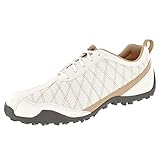 FootJoy Ladies Superlites Spikeless Golf Shoes White/Tan