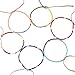 KELITCH Boho-color Crystal Shell Beaded Friendship Bracelets Handmade Strand Bracelet Bangles Jewelry For Summer