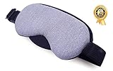 Baiyea Eye Mask USB Heated Hot Steam Eye Mask Designed to Relieve Puffy Eyes Dark Circle Eyes Dry Eyes BlepharitiS Stress Tired Eyes(PU+Odorless)