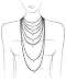 NYC Sterling Women's Magnificent 3mm Round Cubic Zirconia Tennis Necklace