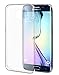 Galaxy S6 Edge Case, [Perfect Fit] Galaxy S6 Edge Case Slim Scratch Resistant / Dust Shockproof Hybrid [100% Transparent] Clear Case with Trim Bumper For Samsung Galaxy S6 Edge - Retail Packaging