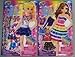 Lisa Frank Diva Fashions Dress Up Paper Sticker Doll(mix & match 15 fashions accessories) - Varied Character