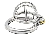 New Steel stainless male chastity device penis cage penis ring small cock sex toys A231-1 (cage with 45mm ring)