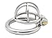 New Steel stainless male chastity device penis cage penis ring small cock sex toys A231-1 (cage with 45mm ring)
