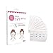 Face Lifting Patch Thin Face Stickers V Shape Face Chin Lift Fast Invisible Artifact Sticker,Tightens Skin And Eliminates Wrinkles Face Lift Tools(20 pairs)