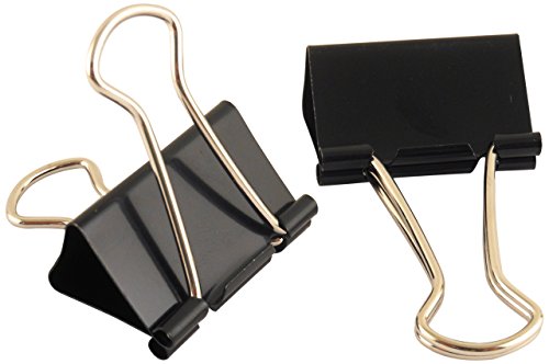 The Classics Large Binder Clips (36), 1.25-Inch Wide, 36 Count, Black/Silver (TPG-39806) (Certified Refurbished)