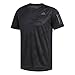 adidas Men's Running Response Short Sleeve Tee, Black, Large