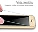 iPhone SE Case, COOLQO® Full Body Coverage Ultra-thin Hard Hybrid Plastic with [Slim Tempered Glass Screen Protector] Protective Case Cover for Apple iPhone SE (2016) & iPhone 5/5S (Gold)