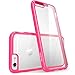 i-Blason Halo Series Case Designed for iPhone 6 Plus, [Scratch Resistant] **Clear** iPhone 6 Plus Hybrid Bumper Case 5.5 inch Cover (Clear/Pink)