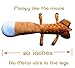 NIDMIDO The Little Fox Prince Fox Stuffed Plush,Kids Birthday/Xmas Graduation Gift 20-Inch(Fox with Keychain)