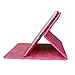 IPad Case,IPad 2/3/4 Case IDEGG Cute Love embroidery PU Leather Flip Smart Stand Case Cover with Auto Wake/Sleep for Apple iPad 2/3/4 case (Rose with Love embroidery, Ipad 2/3/4)