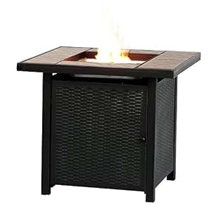 Amazon.com : BALI OUTDOORS Propane Gas Fire Pit 32" Gas ...