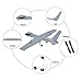 RC Plane, 2.4 Ghz 2 Channels Remote Control Airplane Ready to Fly, EPP Material 660mm with Wingspan 3-Axis Gyro, RC Airplane for Kids & Adults,Stability Flight RC Aircraft for Beginner