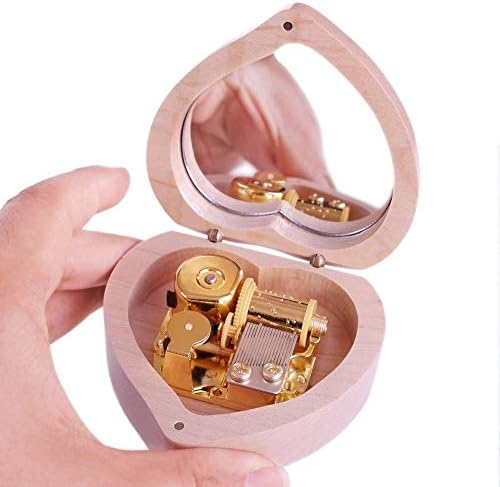 Chjmjp オルゴールボックス オルゴール 音楽ボックス 木製オルゴール 誕生日ギフト 音楽箱 新色追加 プレゼント バレンタインデー 誕生日