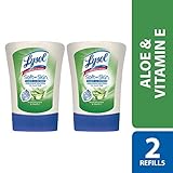 Lysol No-Touch Hand Soap Refill, Moisturizing Aloe & Vitamin E, 2ct
