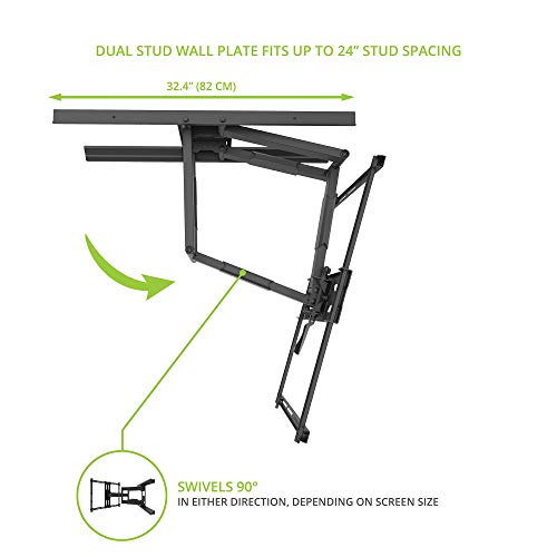 Kanto PX720 Articulating Full Motion TV Wall Mount for 42inch to 100