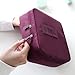 JIARUO Multi-function Makeup Cosmetic Bag Toiletry Travel Kit Organizer (burgundy)