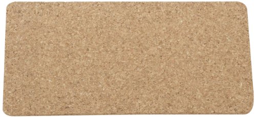 Linden Sweden Jonas Rectangular Cork Trivet, 12Â½â€ x 6â…â€ - Perfect for Plants, Hot Pots, Pans, Mugs, and Glasses