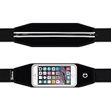 Running Belt-Vitalismo Runner Waist Pack Night Luminous Waterproof Sports Fancy Waist Belt for Any SmartPhone-for under 6 Inch Perfect For Running,&Travel&Hiking