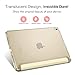 MoKo Case Fit iPad Pro 9.7 - Slim Lightweight Smart Shell Stand Cover with Translucent Frosted Back Protector Fit Apple iPad Pro 9.7 Inch 2016 Release Tablet, Gold (with Auto Wake/Sleep)