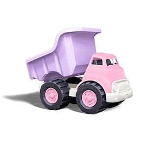 Green Toys Dump Truck in Pink Color – BPA Free, Phthalates Free Play Toys for Improving Gross Motor, Fine Motor Skills…