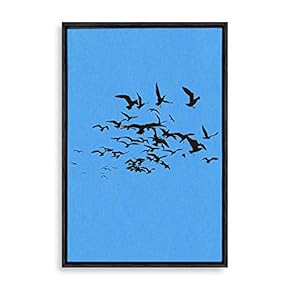 Framed Canvas Wall Art for Living Room, Bedroom Simple Style Theme Canvas Prints for Home Decoration Ready to Hang - 16x24 inches