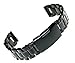 VIMVIP 22mm Stainless Steel Watch Band For Samsung Galaxy Gear 2 R380, Gear 2 Neo R381, Gear 2 Live R382, LG G Watch W100, W110+ 3 Stainless Steel Pins Tool (Black)