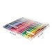 Colored Fineliner Gel Pens Set with Diamond Head 0.5mm Extra Fine Point Roller Ball Colors Ink Pen for Adult Coloring Books and Secret of Garden, Pack of 18 (18 Colors)