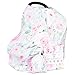 Premium Nursing Cover, Car Seat Canopy for Babies and Breastfeeding Scarf by Lallini - Multi-Use Infant Cover for Shopping Cart, High Chair and Stroller - Best Floral (Daisy)
