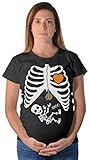 TeeStars - Halloween - Pregnant Skeleton Xray Costume Maternity Shirt