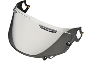 ZQIYDYP VAS-V MAX Vision Helmet Visor for RX-7X,Corsair-X, Signet-X, Quantum-X, DT-X, Defiant-X,VAS-V,Regent-X,VAS-V MAX,RX-7V,NEO,XD Helmets(Silver-day use only)